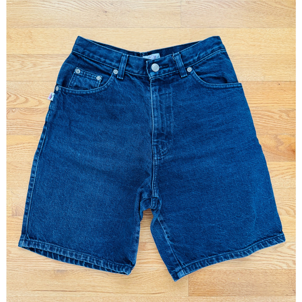 Vintage mom 90’s Sasson Jeans Dark Blue High-Rise Jean Shorts